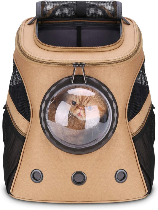 Large Pet Carrier Backpack – Bubble Backpack Carrier for Cats & Puppies, Airline-Approved